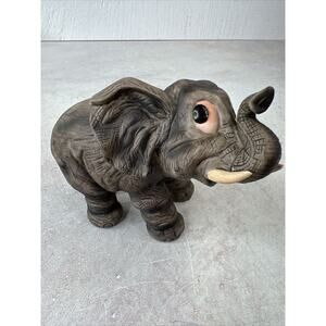 Vintage Adorable Andrea By Sadek Baby Elephant Figurine